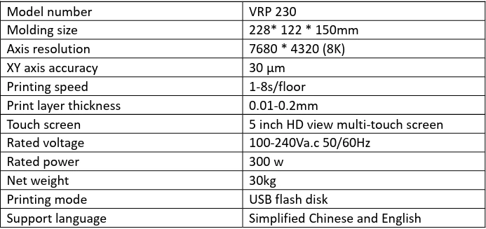 VSMILE 3d resin printer VSMILE 3d resin printer