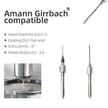 Amann Girrbach Utensili per fresatura diamantata per zirconia